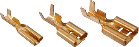 Vork kabelschoenen M6 Geel voor draden van 4,0 tot 6,0 mm2 - 100st
