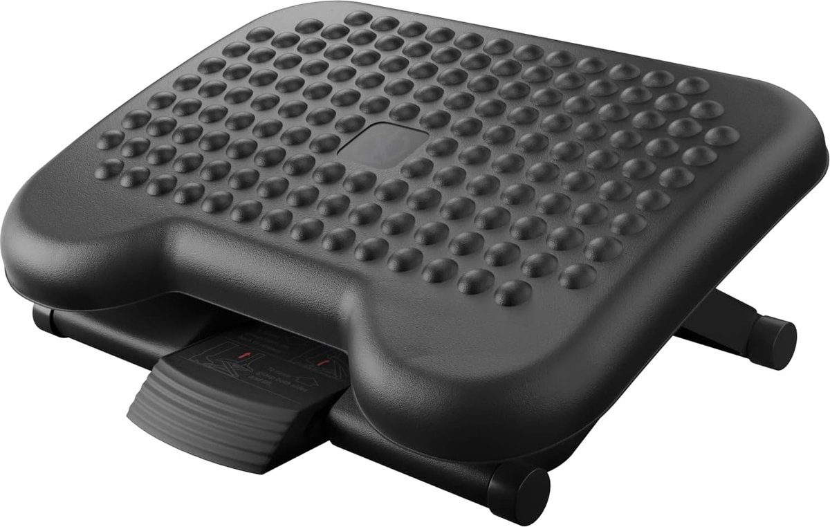 Lexium Voetensteun Bureau - Voetensteun Ergonomisch - Voetenkussen voor zithouding thuis of op kantoor