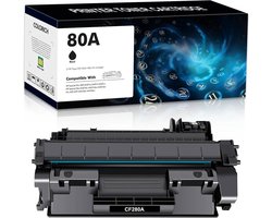 weCare Geschikt voor HP 80A / CF-280A Toner cartridge Zwart - Geschikt voor HP LaserJet Pro 400 M401DN - M401DW - MFP M425DN - MFP M425DW
