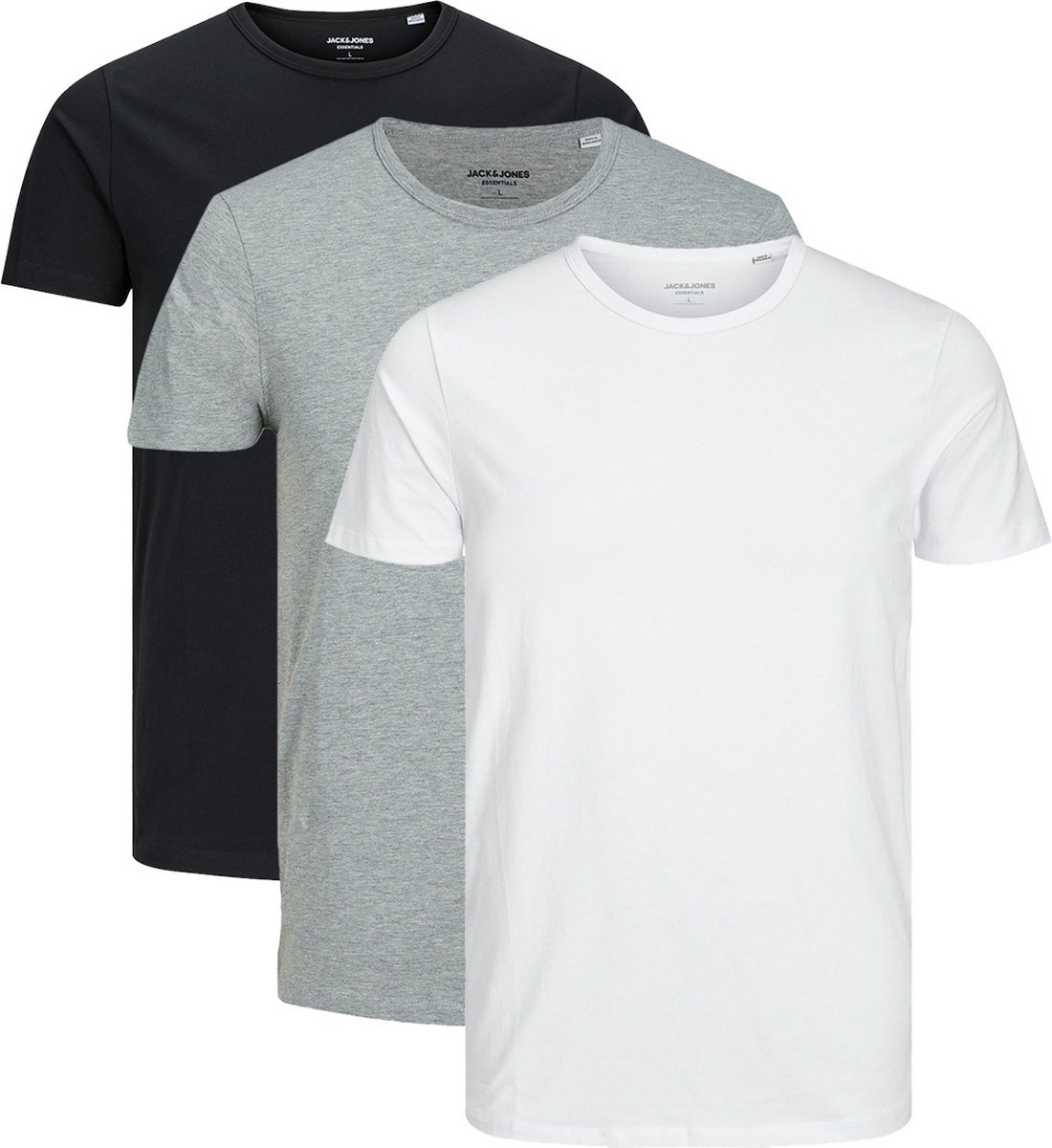 Jack & Jones Heren t-shirt 3 pack Basic