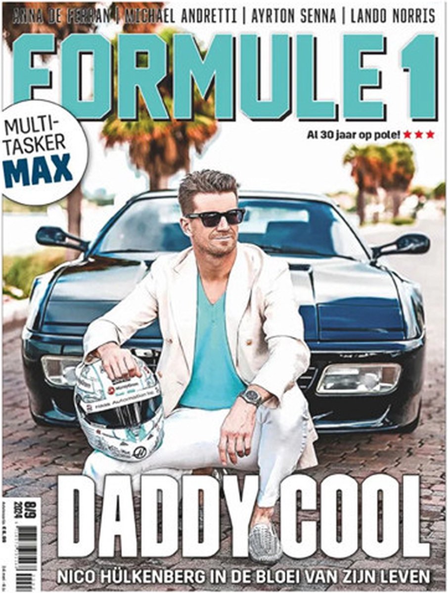 FORMULE 1 MEI/JUNI 2024 EDITIE 8/9 TIJDSCHRIFT (MAX MULTI TASKER)