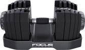 Bol.com Focus Fitness - Shift - Verstelbare Dumbbell - 15 Standen - Tot 24 kg - Makkelijk verstelbaar aanbieding