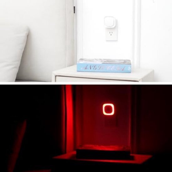 Nachtlampje Kinderen Socket - Nachtlampje Socket - Nachtlampje Kinderen Jongen - Nachtlampje Kinderen Meisje - Rood van Merkloos — afbeelding 3