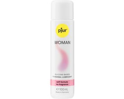 Pjur Woman Glijmiddel Op Siliconenbasis - 100 ml - Vrouwen - Mannen - Smaak - Condooms - Massage - Olie - Anaal - Siliconen - Erotisch
