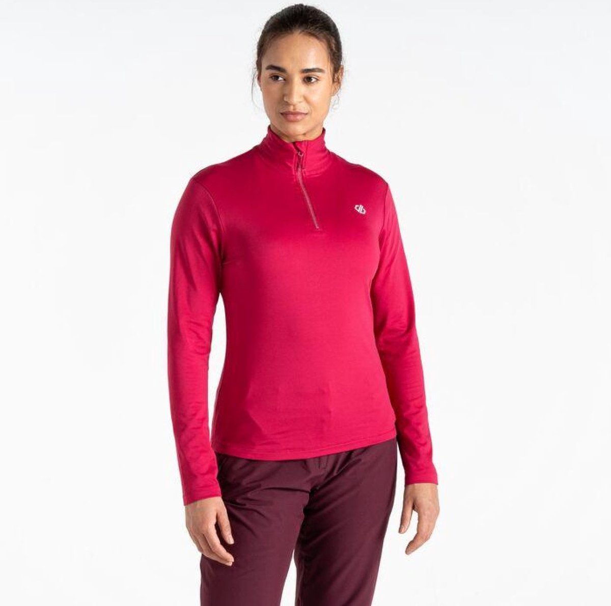 Dare2b Lowline Ii Stretch T-shirt Met Lange Mouwen Vrouw Roze