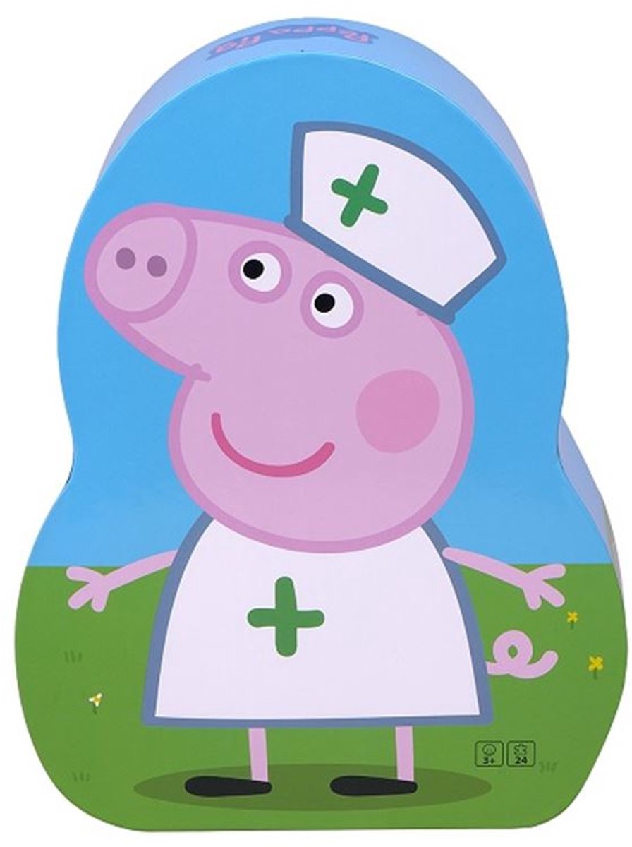 Veltman Puzzel Peppa Pig verpleegster. 24 stukje.