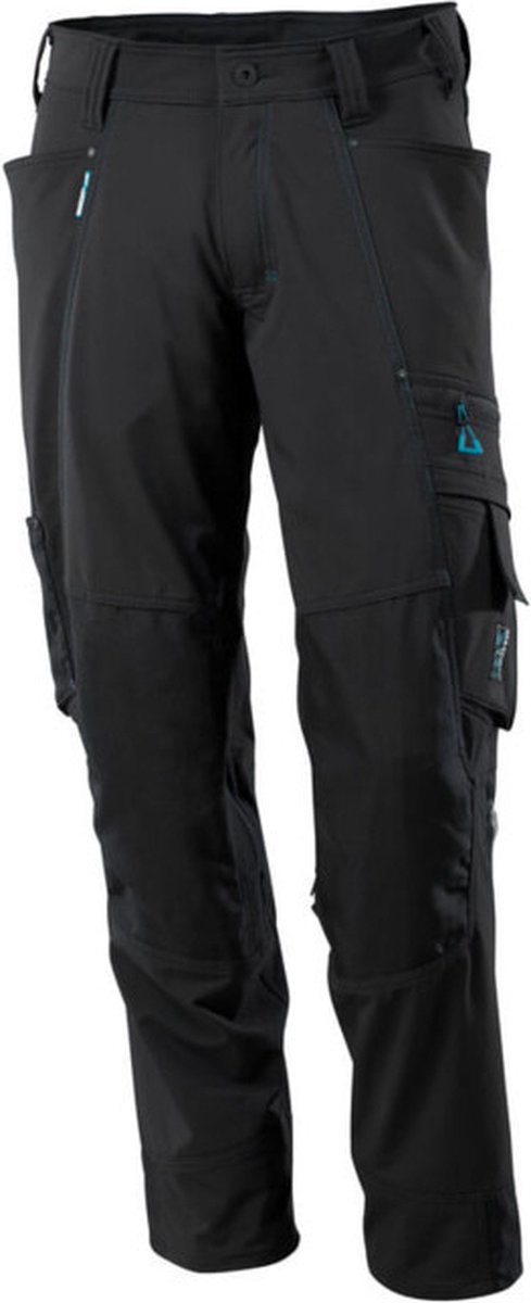 Mascot Advanced Broek met kniezakken 17179-311 - Zwart - C47 - 90