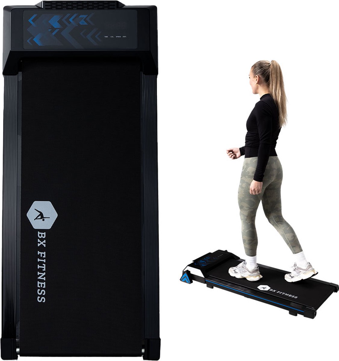 Afbeelding 3 van Loopband BX Powerrun 500 | 3 Helling niveau's | Walking Pad | Treadmill | Elektrische Loopband | Met Afstandsbediening | BX Fitness