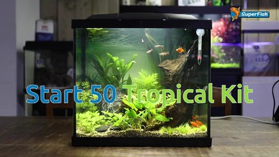 Kit Tropical SuperFish Start 150 | 153L | 78 x 39 x 55 CM Zwart