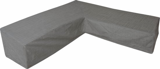 Eurotrail Housse imperméable pour salon en forme de L R, canapé d'angle, cantonique 250 x 305 x 100/70 cm, Grijs