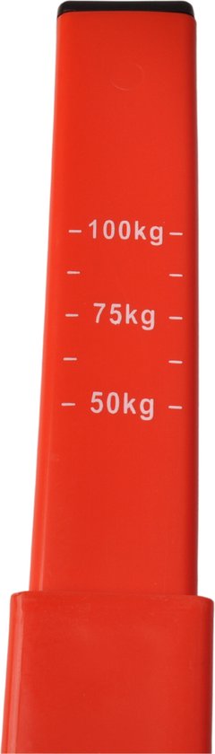 ProPlus Kunststof disselweger - Meet kogeldruk 50-100 kg - Rood