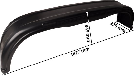 Alko Fender Tandem 1477mm noir