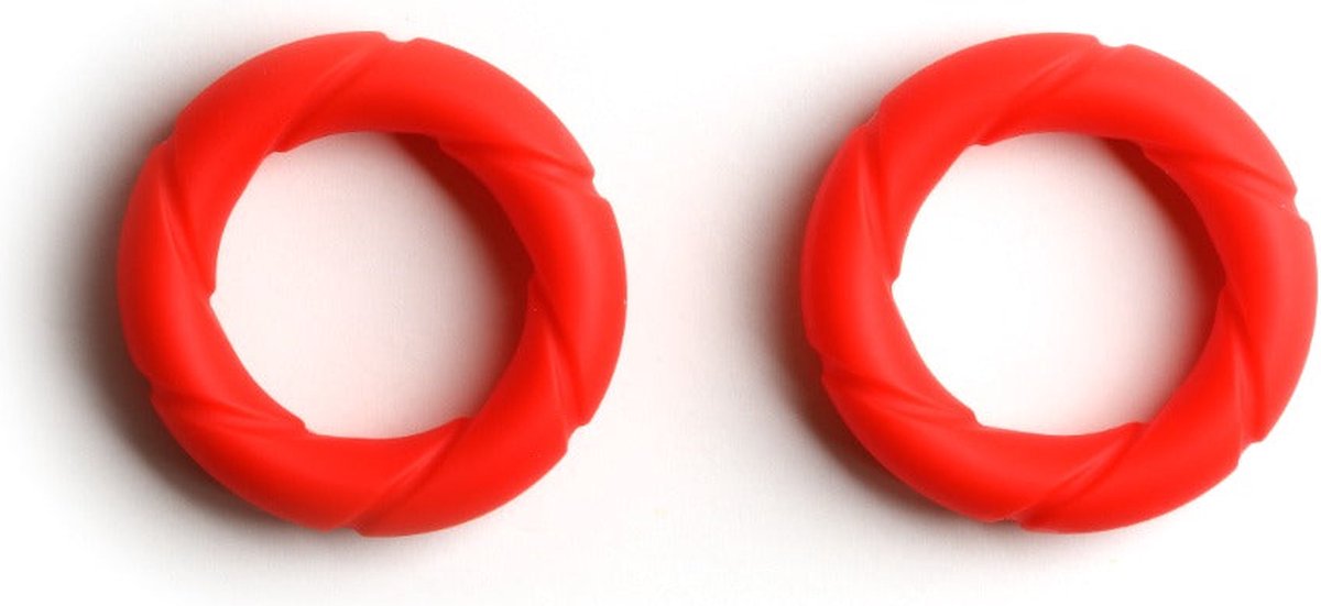 Goedkoopste Sport Fucker - Ready Rings - 2 stuks - Rood
