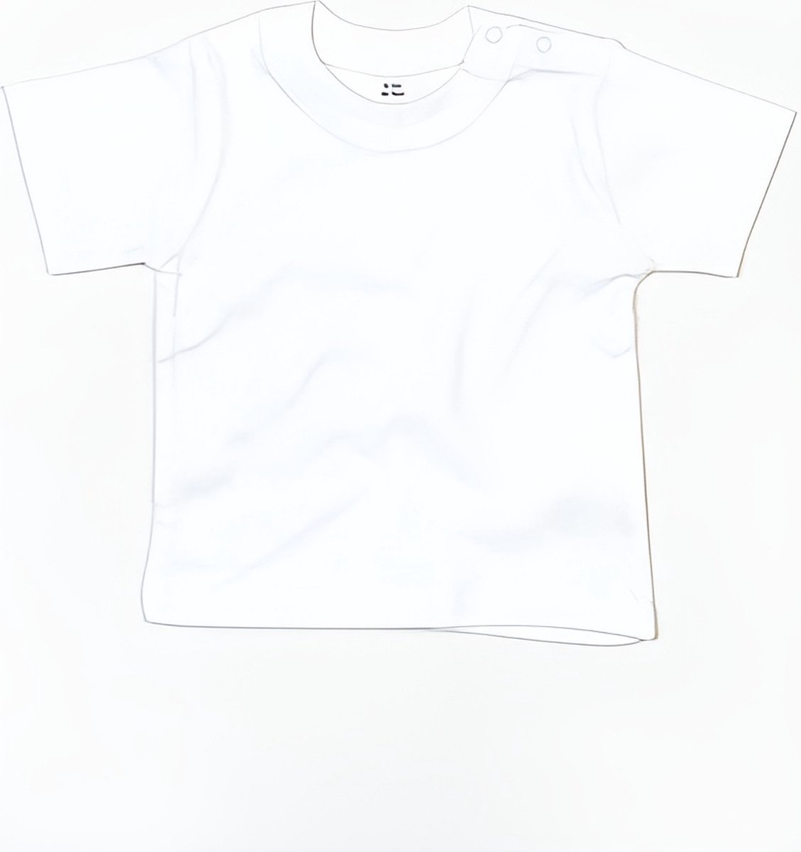 Babybugz Baby T BZ02 - White - 12-18 months