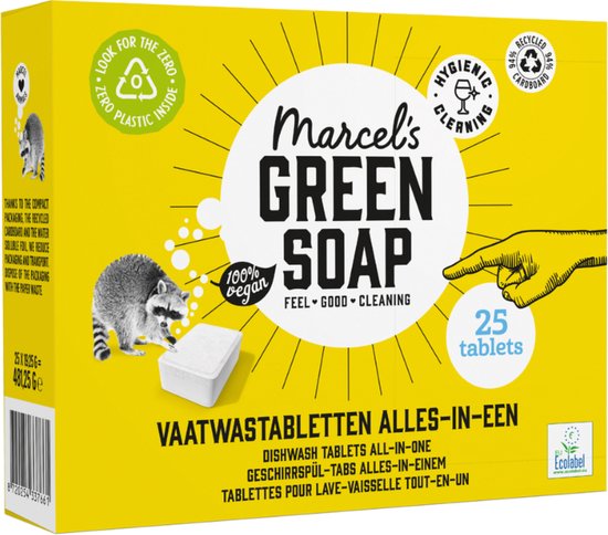Marcel's Green Soap Vaatwastabletten 8 x 25 stuks