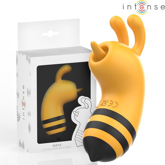 INTENSE - MAYA STIMULATOR BEE GEEL/BLAUW | VIBRATOR | VIBRATOR VOOR VROUWEN  |... | bol
