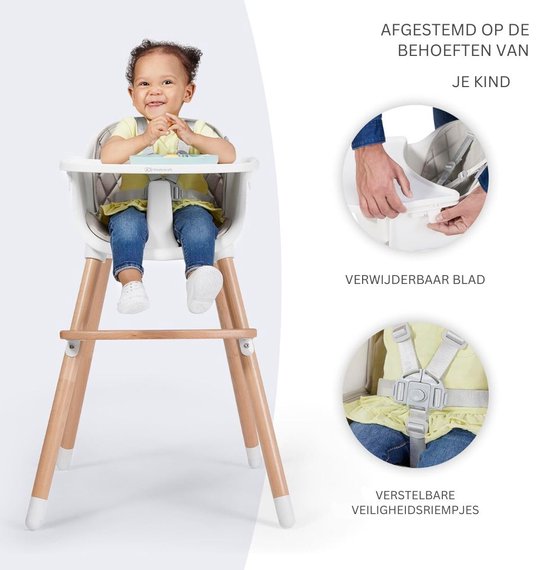 ApexArte® Kinderzetel - Eetstoel Baby 6 Maanden en Ouder - Kinder Eetstoel - Kinderstoel - Inklapbare Eetstoel van ApexArte® — afbeelding 4