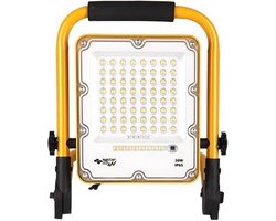 30W LED schijnwerper - Oplaadbaar - 5100 Lumen - IP65 - Neutraal wit