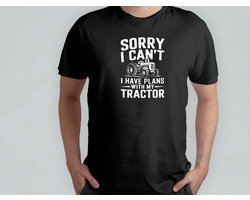 I have Plans with My Tractors - T Shirt - FarmingLife - FarmFresh - FarmToTable - funny - FarmLovers - BoerenLeven - VersVanDeBoerderij - ModerneLandbouw - VanBoerTotTafel