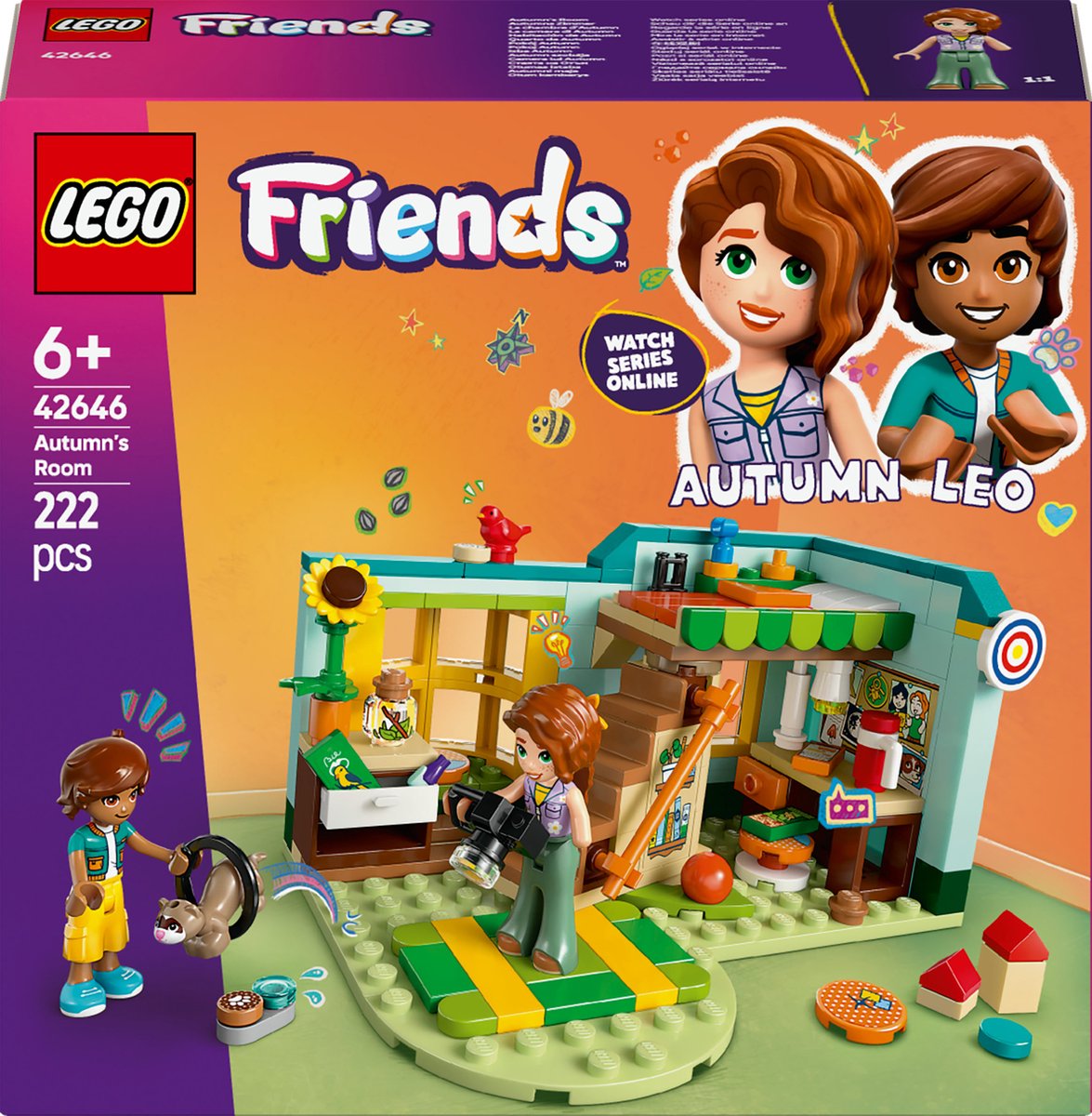 LEGO Friends Autumns kamer Bouwpakket met Creatief Speelgoed voor Meisjes  42646