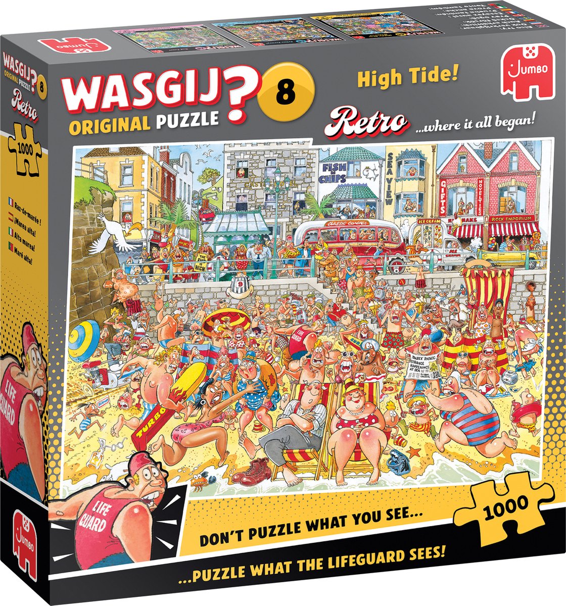 Wasgij Retro Original 8 - Vloed! - Puzzel - 1000 stukjes