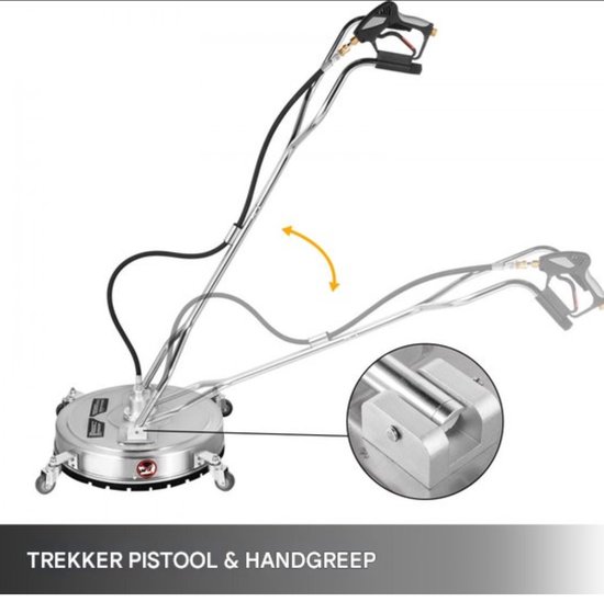Oppervlaktereiniger - 22 inch - 4000 PSI - 3/8 QC - Vlakke Reiniger — afbeelding 3