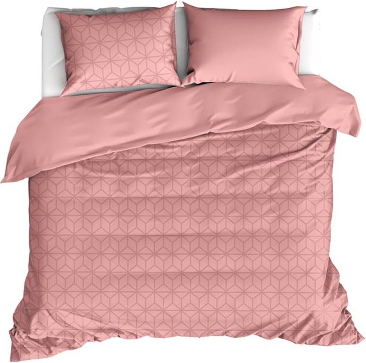 De Witte Lietaer Skyscraper Dekbedovertrek - Lits-jumeaux - 240x200/220 cm - Blush
