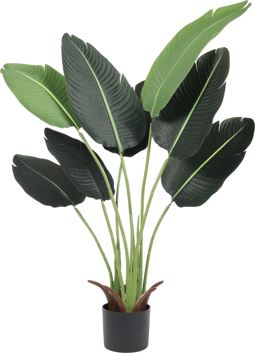 Kunst Bananenplant Caracas | 125cm - Namaak bananenplant - Kunstplanten deluxe voor binnen - Bananen kunstplant