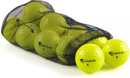 Cougar golfballen 12 stuks in net