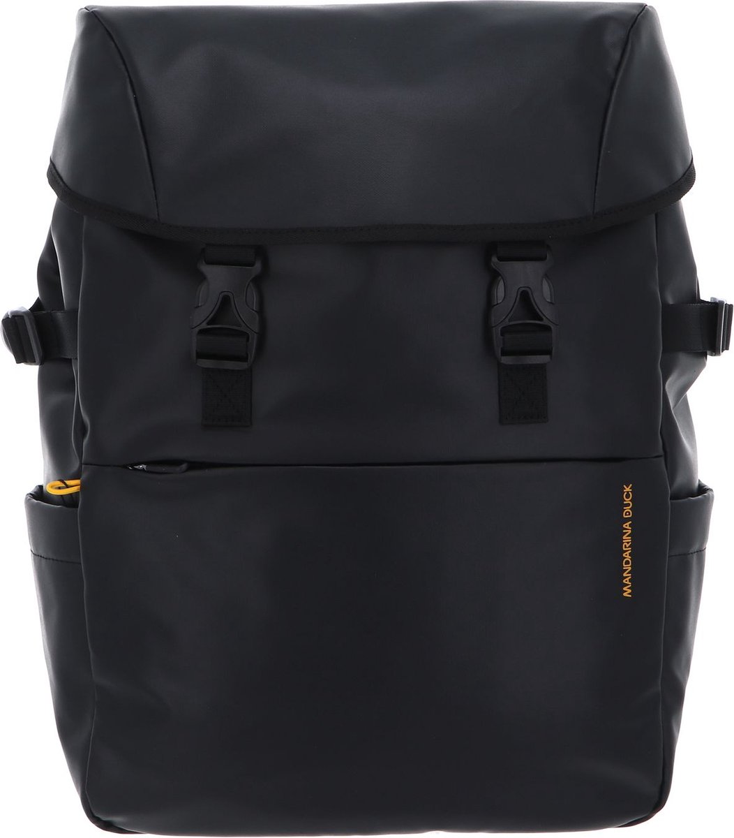 MANDARINA DUCK Laptop rugzak Rugzak met laptopvak Eco Coated Backpack Black Zwart