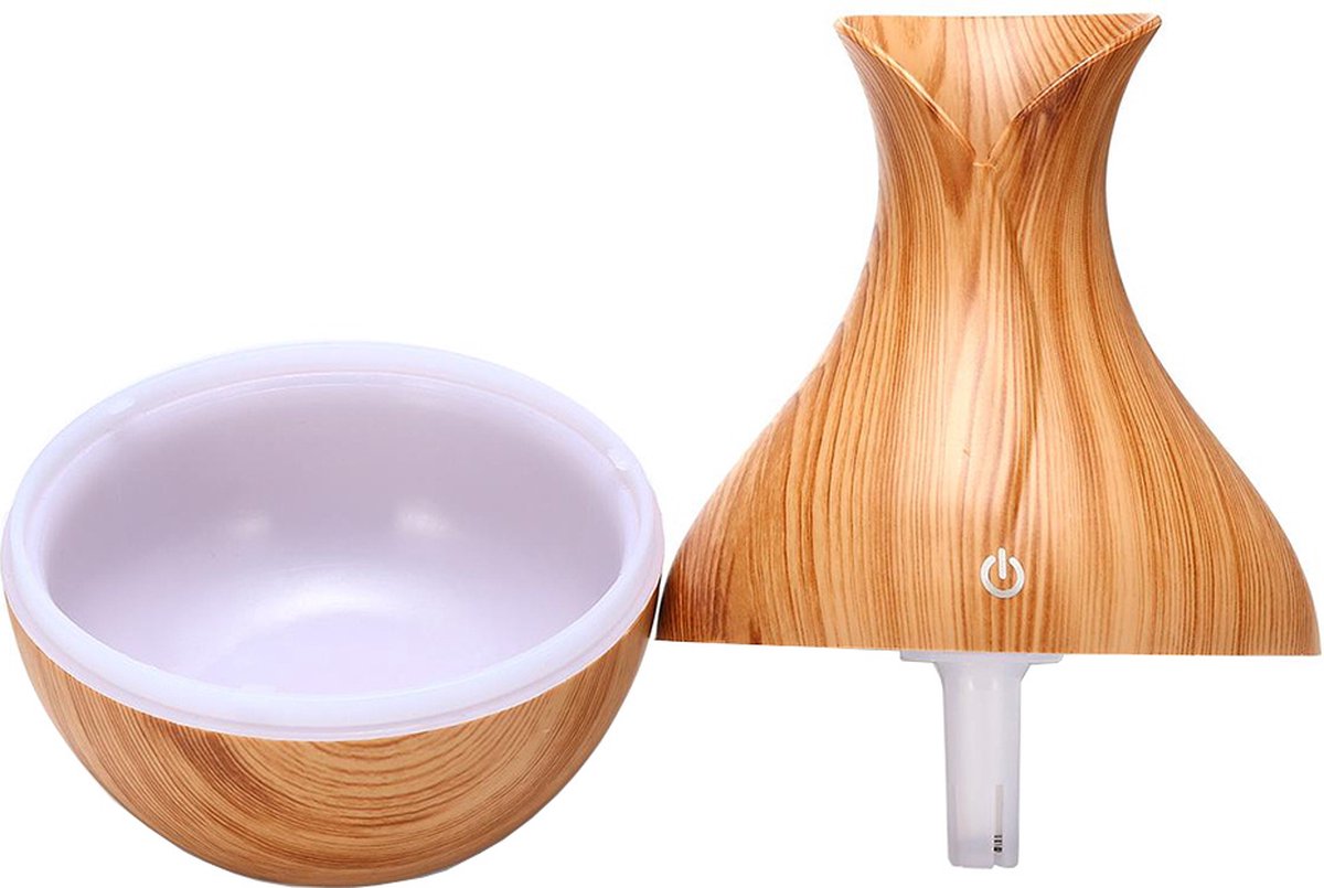 Luchtbevochtiger Geurverspreider Aromatherapie - Aroma Diffuser - RGB Verlichting - USB — cadeau in Wonen & Interieur - foto 2