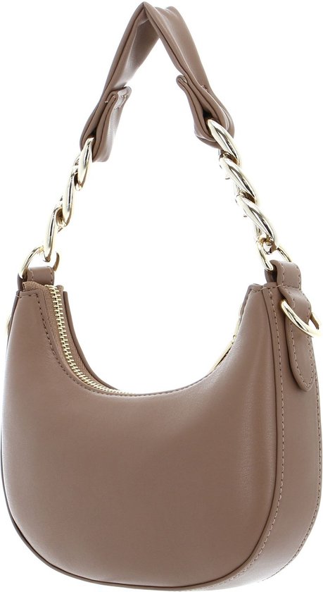 SEIDENFELT MANUFAKTUR Sac à épaule bandoulière Sac à main Eke Crossbag Almond / Gold Marron clair