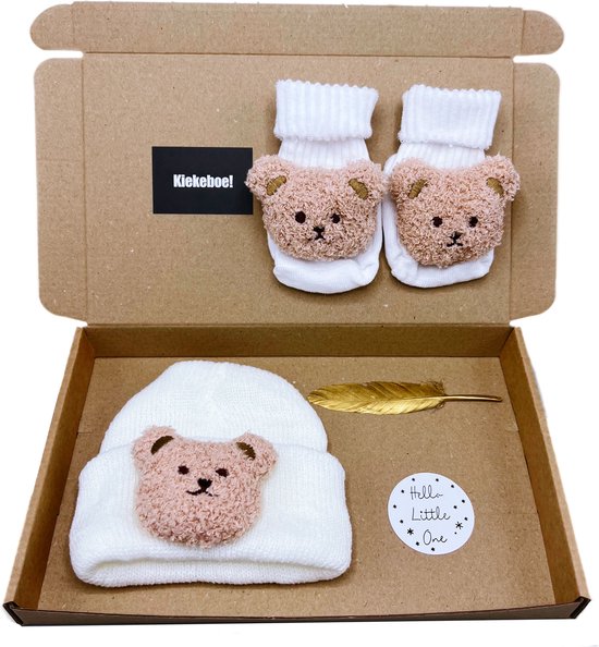 Kraamcadeau unisex, kraamcadeau met babymuts en babysokjes - kraamcadeau rechtreeks verturen mogelijk van $ — afbeelding 5