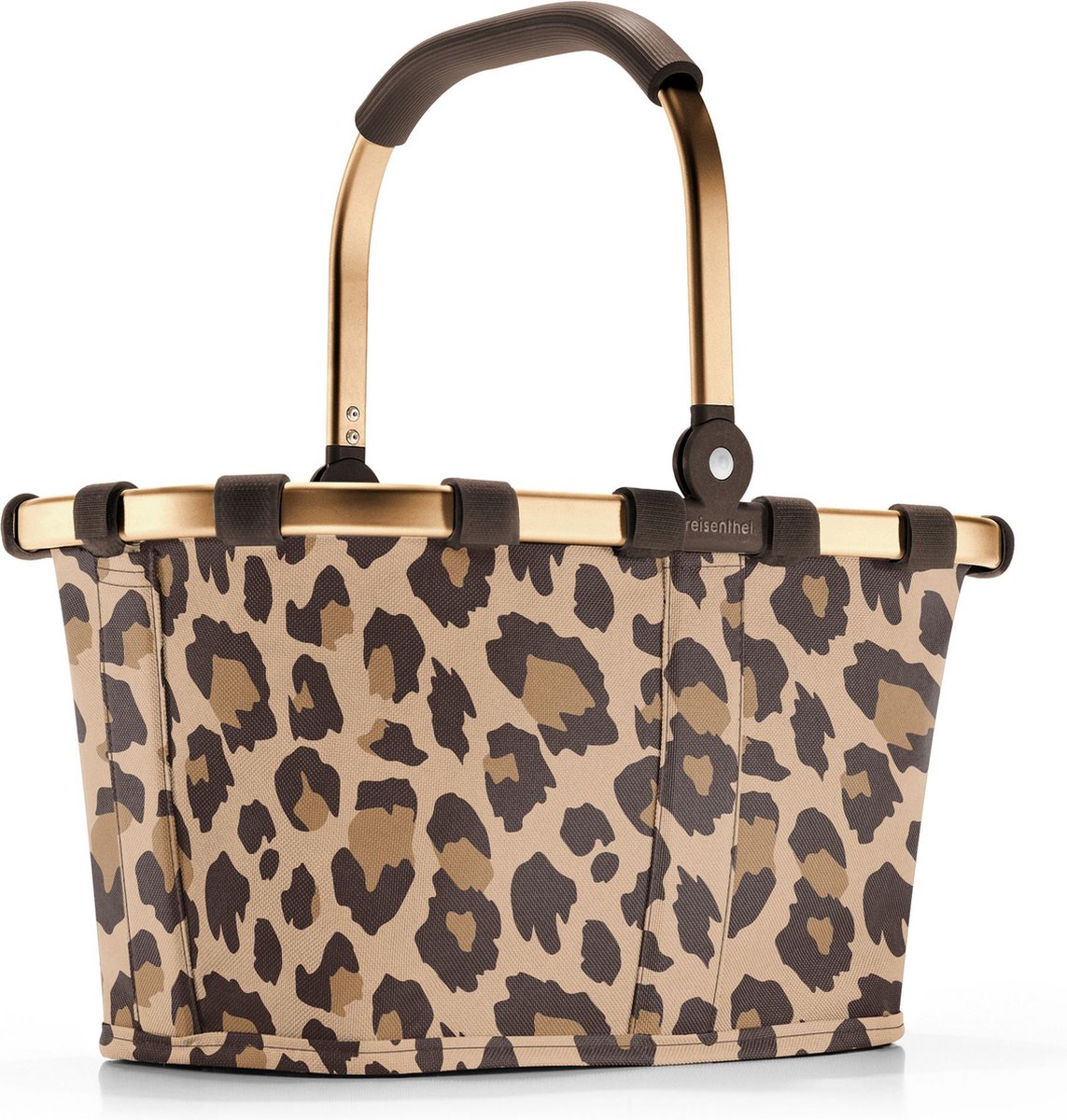 Reisenthel Carrybag Boodschappenmand Maat XS - 5L - Frame Leo Macchiato Bruin