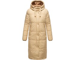 Comfortabel & Winddicht Marikoo Soranaa - Winterjas Dames - Volwassen - Capuchon - Beige - M