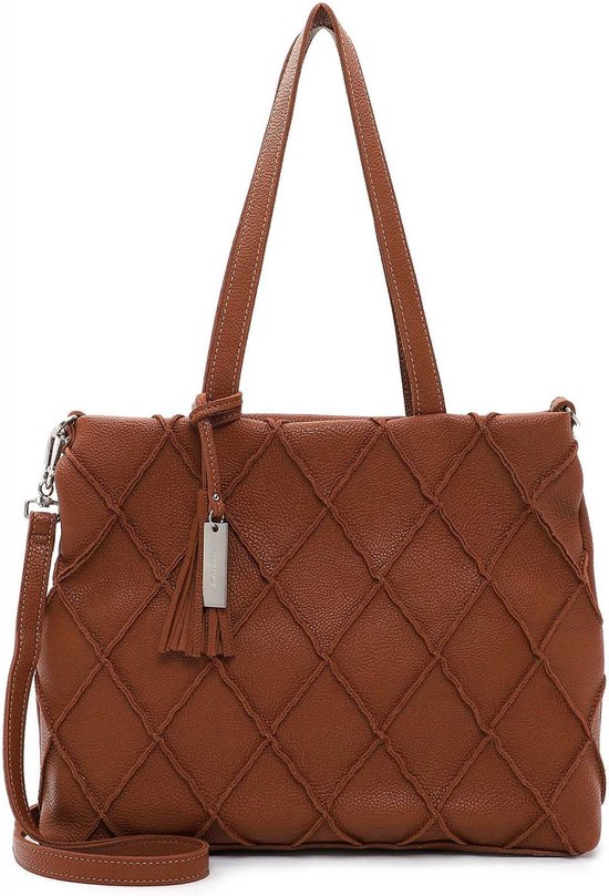 SURI FREY Sac shopper Sac à épaule Lilly Shopper Cognac Brun