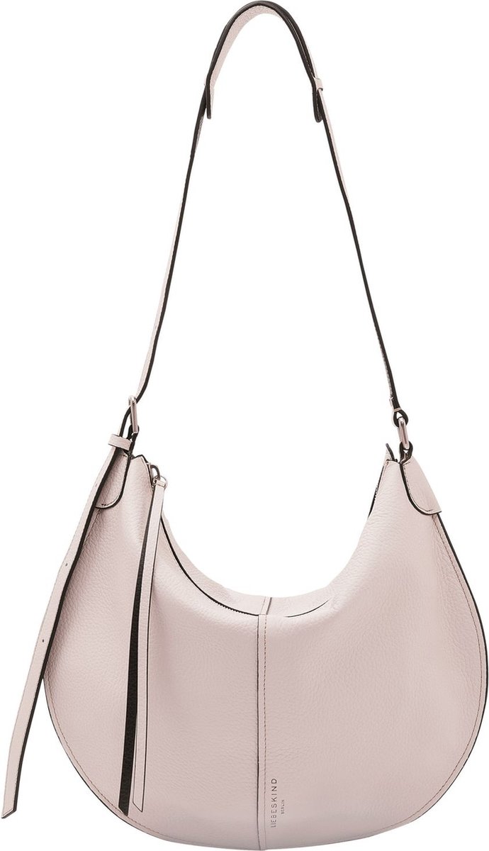 LIEBESKIND BERLIN Leren Schoudertas Heavy Pebble Naomi Hobo Blushed Rose Roze