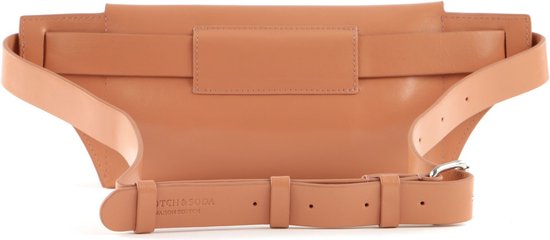 SCOTCH & SODA Cuir Sac banane Leather Belt Bag Light Apricot Rose