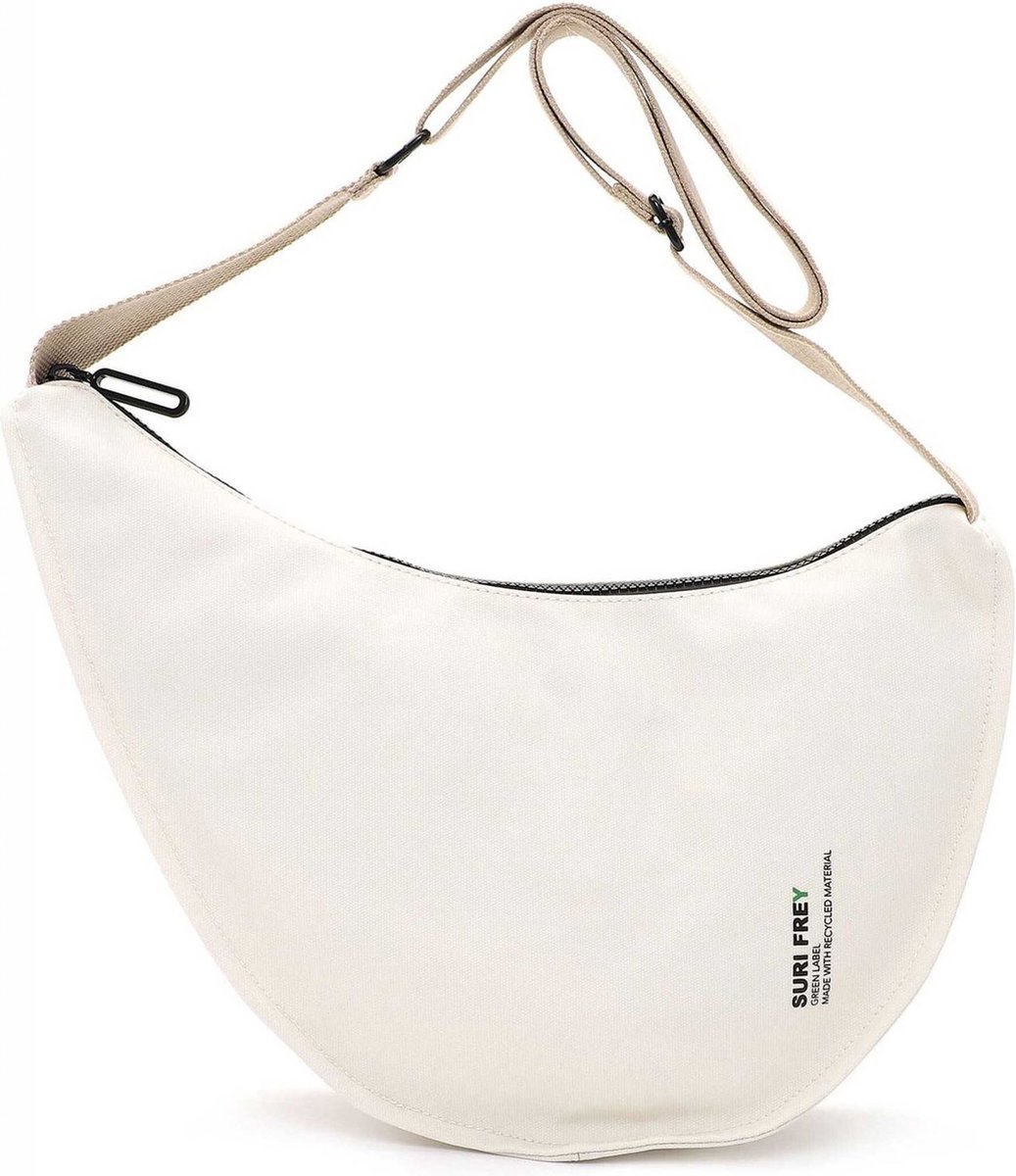 SURI FREY Schoudertas SURI Green - Nelly Crossbodybag Ecru Crème