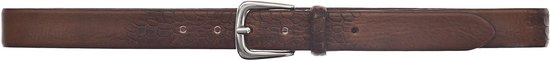 b.belt Cuir Ceinture Charlisa Silver Belt W105 Darkbrown Marron foncé