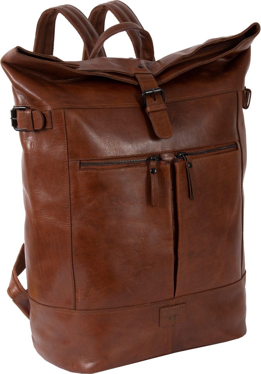MUSTANG Leren Vrije tijd rugzak Rugzak Natal Tabuk Backpack Cognac Bruine