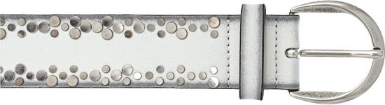 Vanzetti Cuir Ceinture 40mm Rivet Belt W75 White Blanc