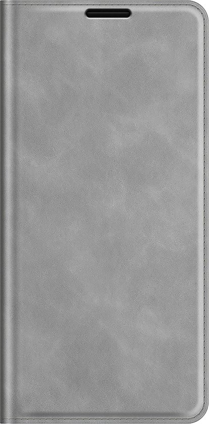 Étui Cazy pour Motorola Moto G72 - Étui portefeuille - Similicuir - Grijs