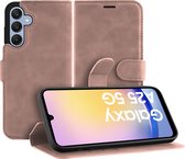 Cazy hoesje geschikt voor Samsung Galaxy A25 Hoesje met Pasjeshouder - Premium Bookcase - Roze