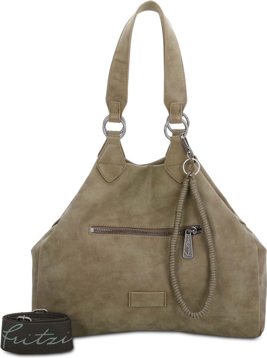Fritzi aus Preußen Schoudertas Rub Iggi01 Shoulder Bag Moss Olijfgroen