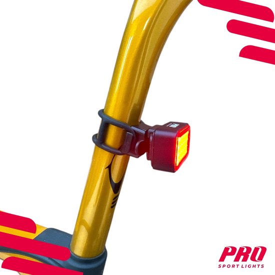 Achterlicht Fiets LED Met Remsensor Fietsverlichting USB Oplaadbaar - 125 Lumen - Rood - Mountainbike Racefiets — afbeelding 2