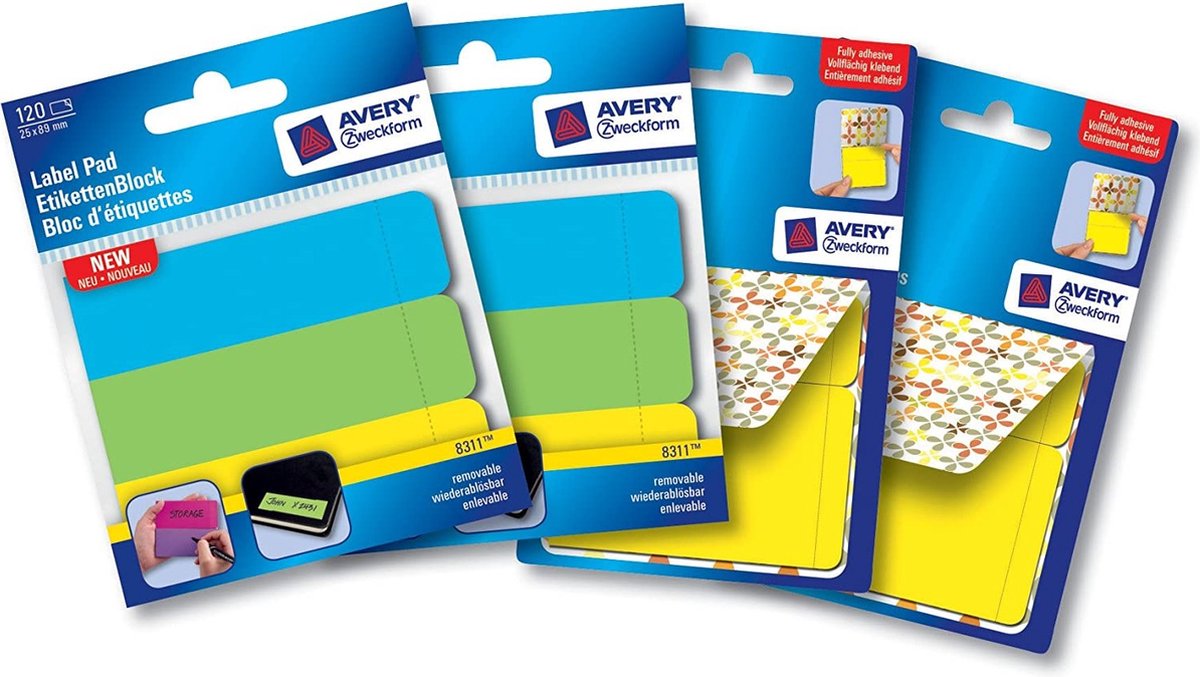 Voordeelpakket sticky notes (2x8311 + 2x8322)