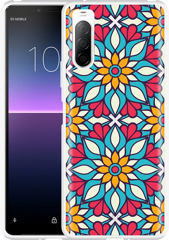 Custodia Con Portafoglio E Blocco RFID Per Sony Xperia 10 II | Cover In Pelle PU Con Supporto E Slot Carte, Chiusura Magnetica