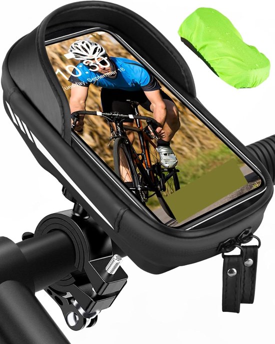 Sacoche Guidon Vélo Étanche LEMEGO - Support Téléphone Rotatif 360° Pour Smartphones 4.7-7 Pouces