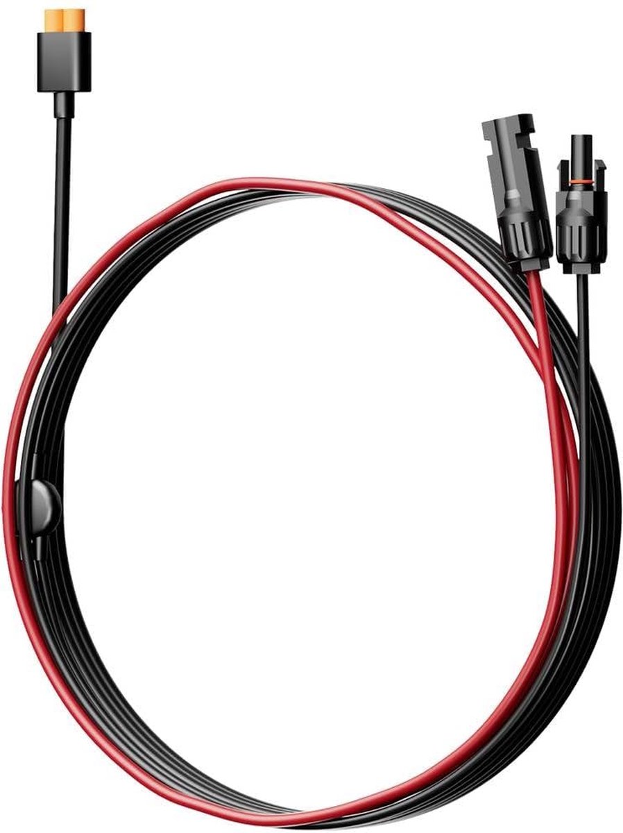 Zonne-energie Naar XT60i Kabel 12AWG 20FT Zonnepaneel Naar XT60i Adapterconnector Xt60i F Verlengsnoer Voor Draagbare Krachtcentrale Zonnegenerator